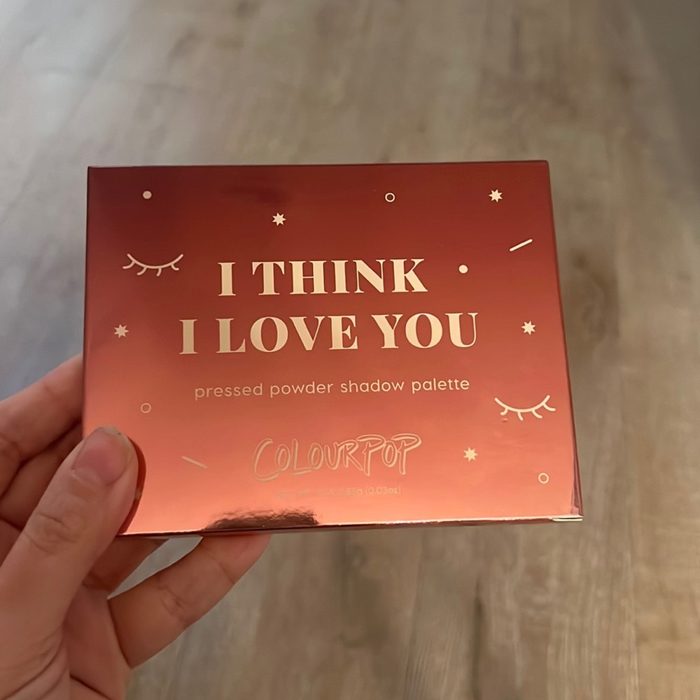 I Think I Love You Colourpop Palette